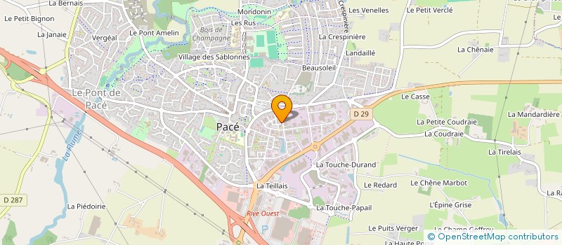 localisation de l'entreprise DANS LE GOSIER à PACE