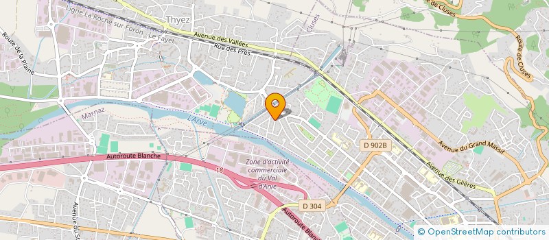 localisation de l'entreprise DANS LE MIL  CLUSES