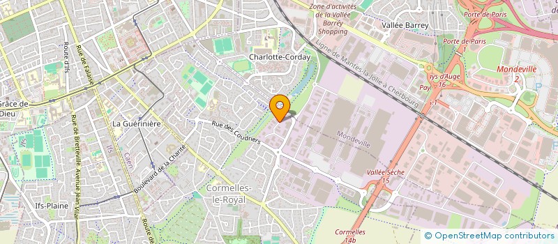 localisation de l'entreprise DANS-LE-MILLE  GRENTHEVILLE