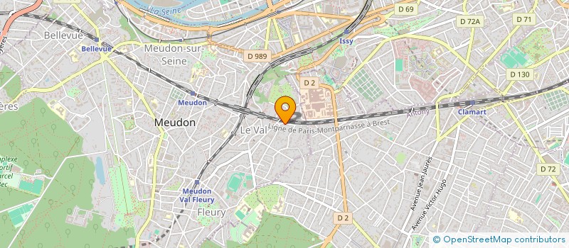 localisation de l'entreprise DANS LE MILLE à MEUDON