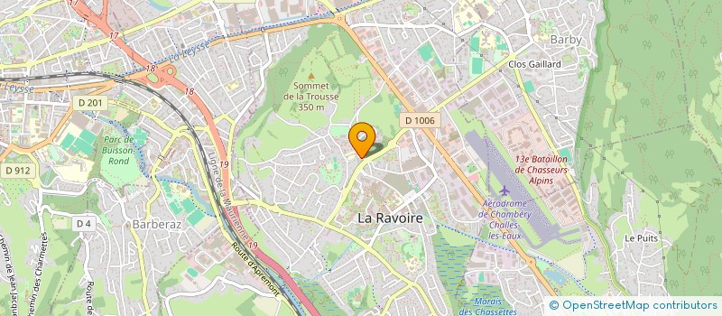 localisation de l'entreprise DANS LE PRE  LA RAVOIRE