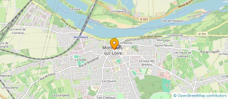 localisation de l'entreprise DANS LE SAC DE RAOUL  MONTLOUIS-SUR-LOIRE