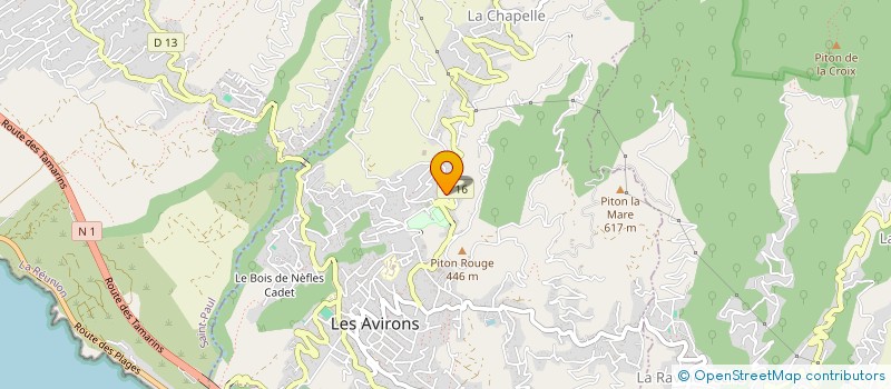 localisation de l'entreprise DANS LE VENT  LES AVIRONS