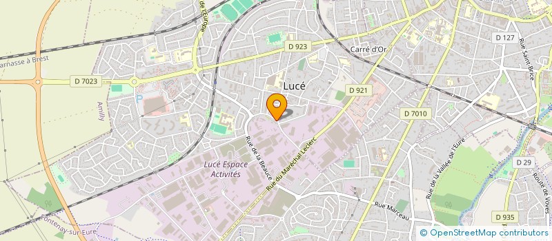 localisation de l'entreprise DANS LES CORDES à LUCE