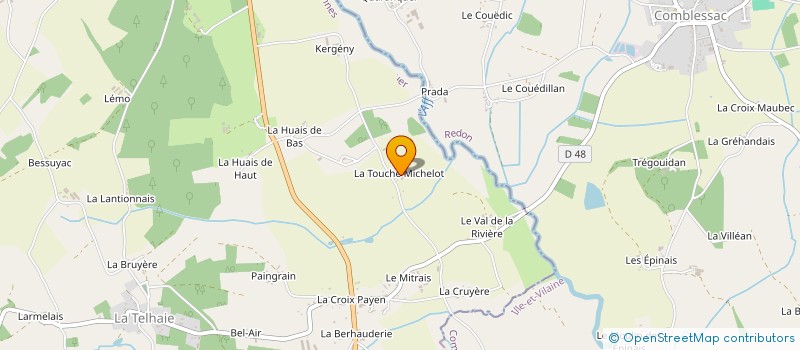 localisation de l'entreprise DANS LES PAS D'ANOUCHKA  GUER