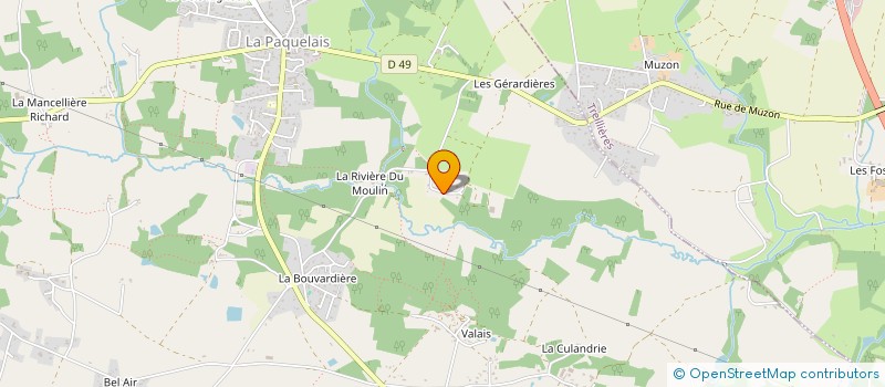 localisation de l'entreprise DANS LES PAS DE BRAGI à VIGNEUX-DE-BRETAGNE