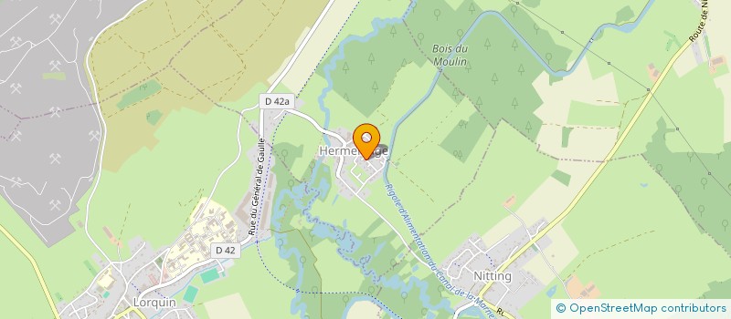 localisation de l'entreprise DANS LES PAS DE CHARLOTTE  HERMELANGE