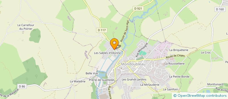 localisation de l'entreprise DANS LES PAS DE LEONIE à MONDOUBLEAU