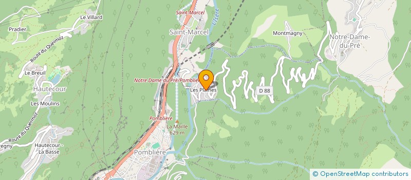 localisation de l'entreprise DANS LES PAS DE LOU  NOTRE-DAME-DU-PRE