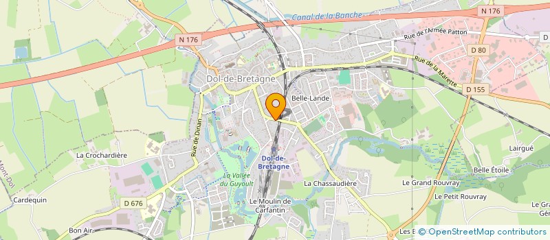 localisation de l'entreprise DANS LES PAS DE MAELIE  DOL-DE-BRETAGNE