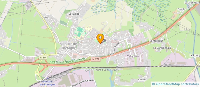 localisation de l'entreprise DANS LES PAS DE ROMEO  MONTOIR-DE-BRETAGNE