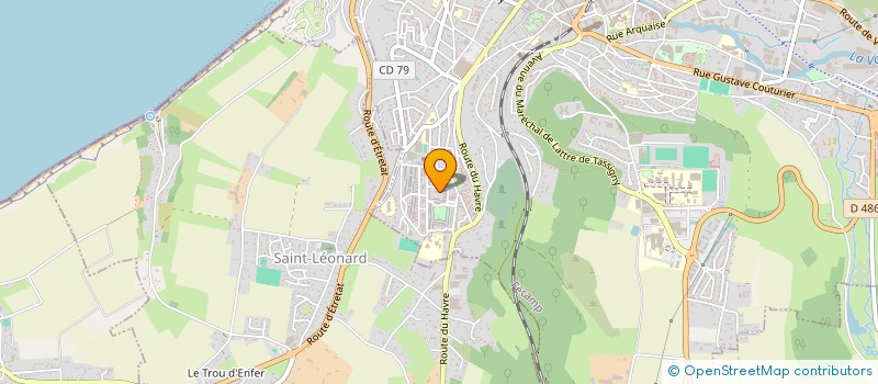 localisation de l'entreprise DANS LES YEUX D'OSIRIS  FECAMP