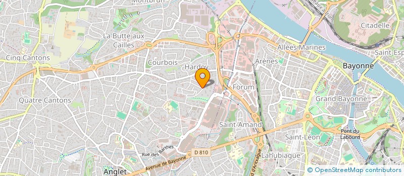 localisation de l'entreprise DANS LES YEUX DE TIMOTHEE  ANGLET