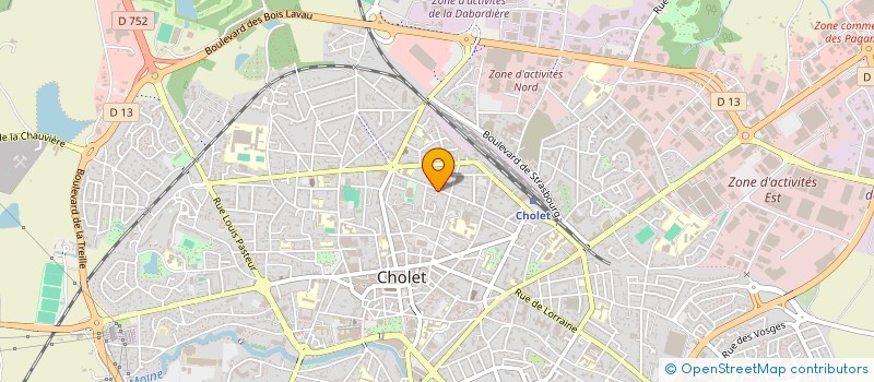 localisation de l'entreprise DANS LES YEUX DE UMY à CHOLET
