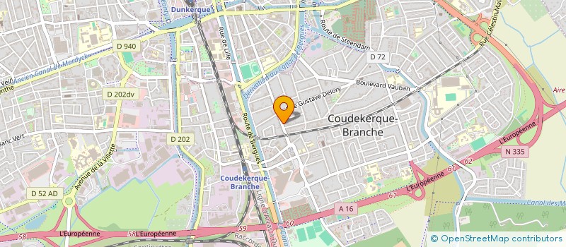 localisation de l'entreprise DANS LES YEUX DES ENFANTS  COUDEKERQUE-BRANCHE