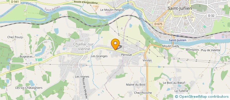 localisation de l'entreprise DANS MA BULLE  CHAILLAC-SUR-VIENNE