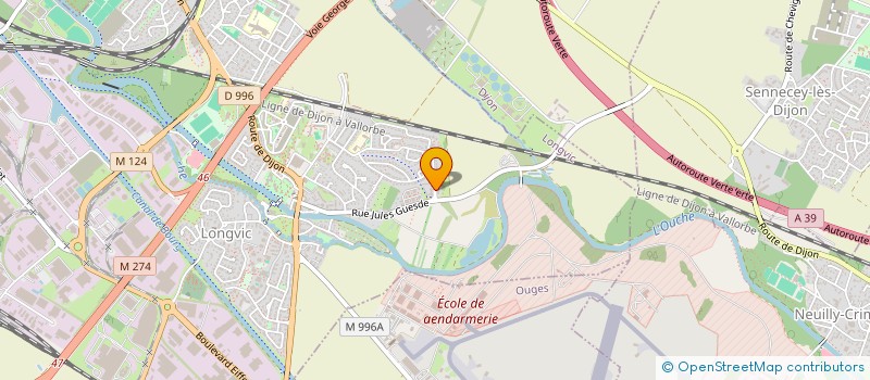 localisation de l'entreprise DANS MA RUE (DMR)  LONGVIC