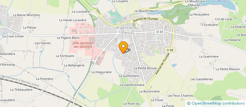 localisation de l'entreprise DANS MON BALLUCHON à ARGENTRE-DU-PLESSIS
