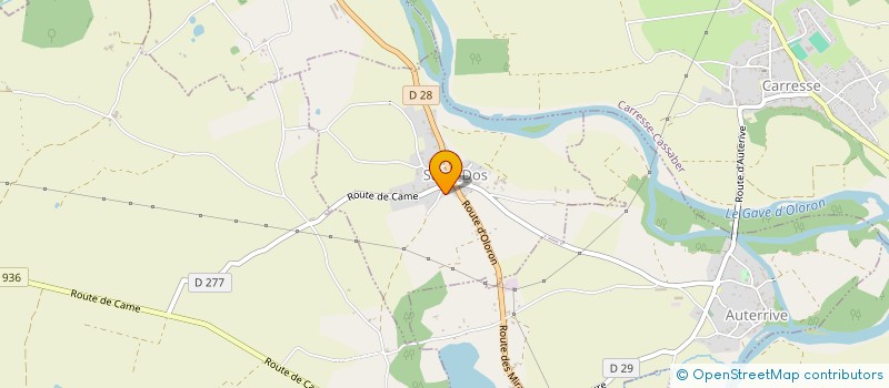 localisation de l'entreprise DANS MON BOCAL  SAINT-DOS