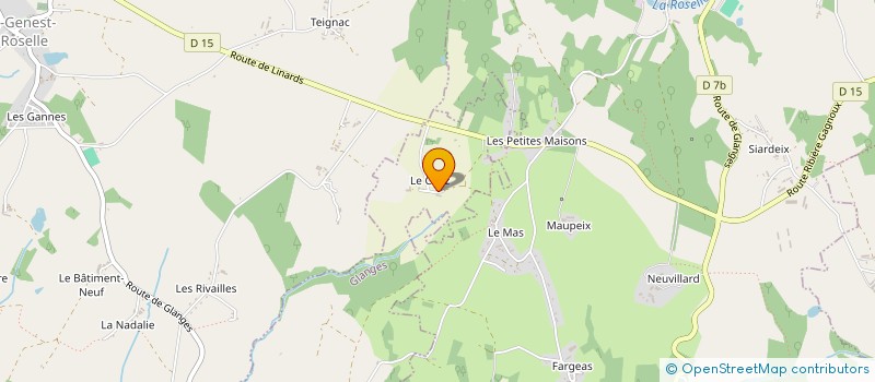 localisation de l'entreprise DANS NOS PRES à GLANGES