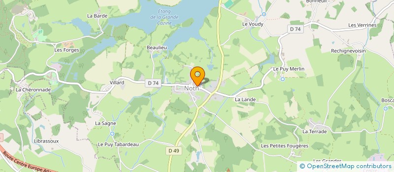 localisation de l'entreprise DANS NOTH PAS à NOTH