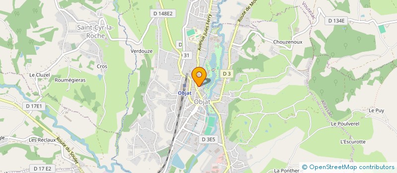 localisation de l'entreprise DANS' PLAISIR  SAINT-CYR-LA-ROCHE