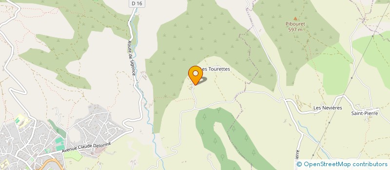 localisation de l'entreprise DANS SES COULEURS à FORCALQUIER