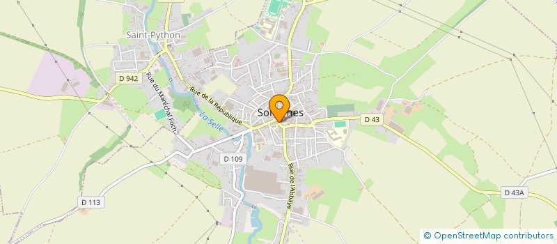 localisation de l'entreprise DANS ' SOLESMES  SOLESMES