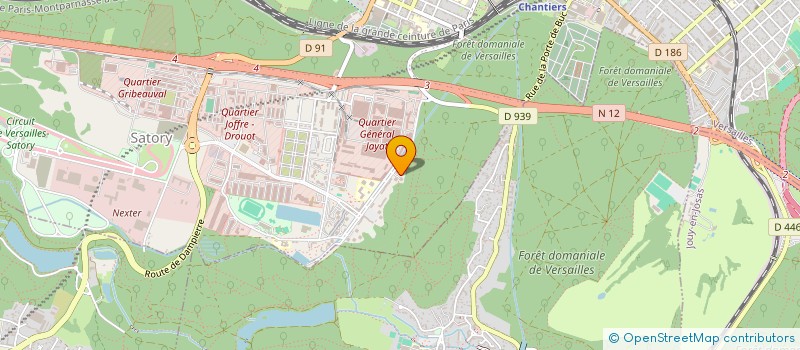 localisation de l'entreprise DANS TES PAS à VERSAILLES