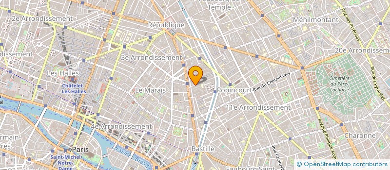 localisation de l'entreprise DANS TOUS LES SENS  PARIS