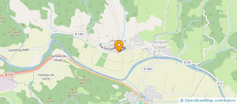 localisation de l'entreprise DANS TOUS LES SENS à LA BASTIDE-DU-SALAT