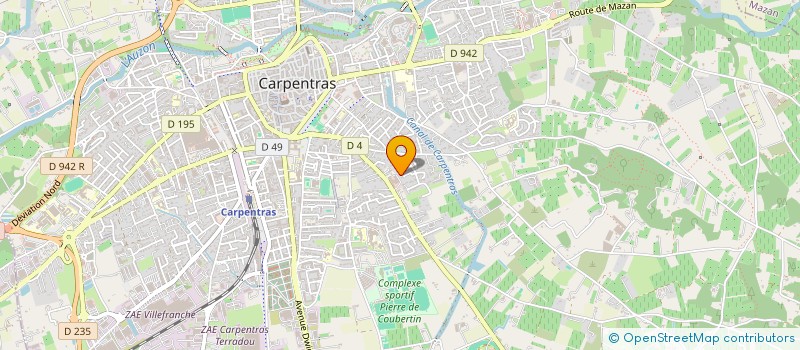 localisation de l'entreprise DANS VOTRE ASSIETTE à CARPENTRAS