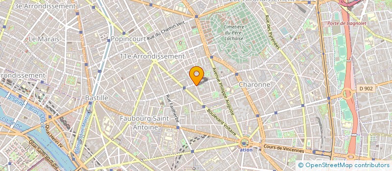localisation de l'entreprise DANSAFORM à PARIS