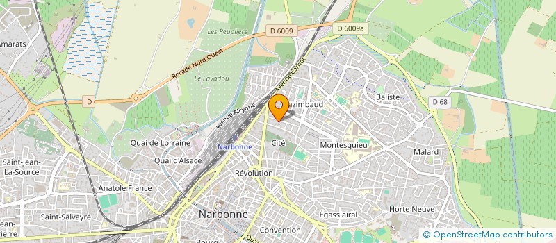 localisation de l'entreprise DANSAN à NARBONNE
