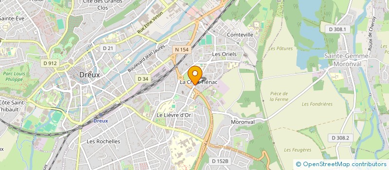 localisation de l'entreprise DANSART à DREUX