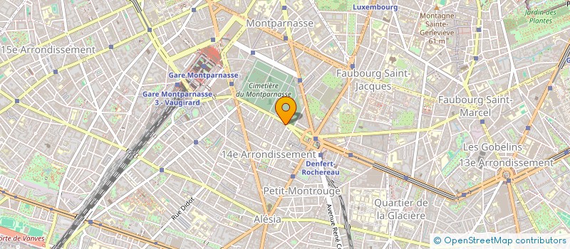 localisation de l'entreprise DANSE 14  PARIS