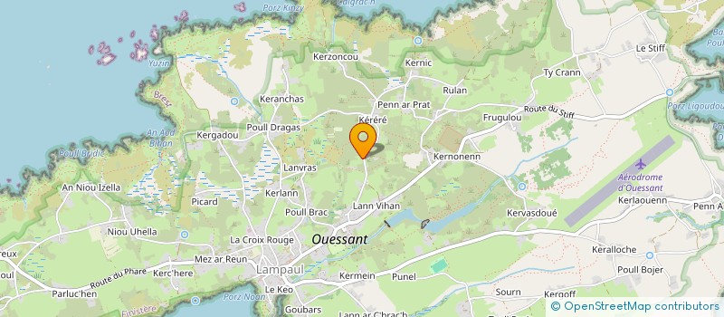 localisation de l'entreprise DANSE  OUESSANT