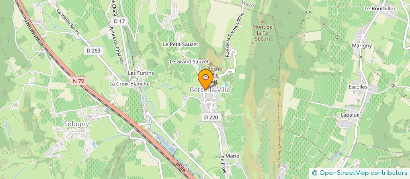 localisation de l'entreprise DANSE A MILLY  BERZE-LA-VILLE