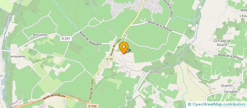 localisation de l'entreprise DANSE A ST GERMAIN  SAINT-GERMAIN-DU-PUCH