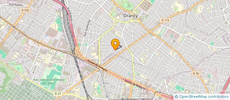 localisation de l'entreprise DANSE ART STYLE  DRANCY