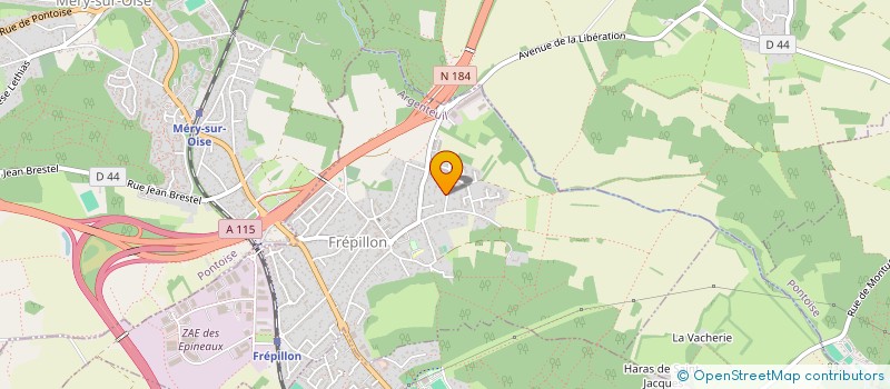 localisation de l'entreprise DANSE ARTISTIQUE & SPORTIVE DE FREPILLON à FREPILLON