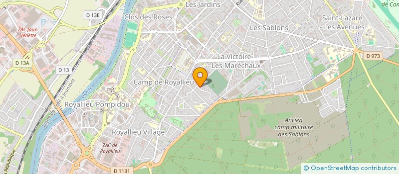 localisation de l'entreprise DANSE ATIKA FITNESS FORME  COMPIEGNE