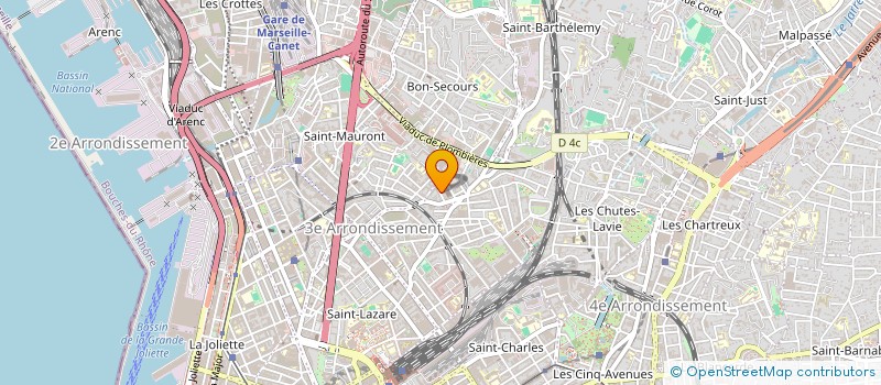localisation de l'entreprise DANSE ATTITUDE à MARSEILLE
