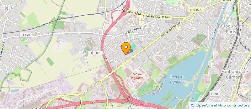 localisation de l'entreprise DANSE ATTITUDE  LA SENTINELLE