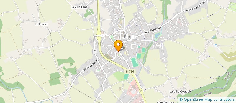 localisation de l'entreprise DANSE AU FIL DE L'IC  PORDIC