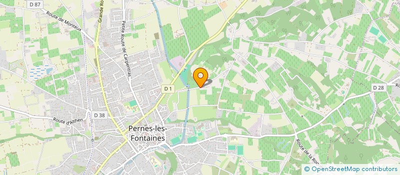 localisation de l'entreprise DANSE AVEC LUI  PERNES LES FONTAINES