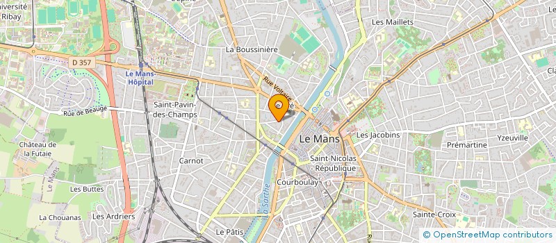 localisation de l'entreprise DANSE AVEC NOUS  LE MANS