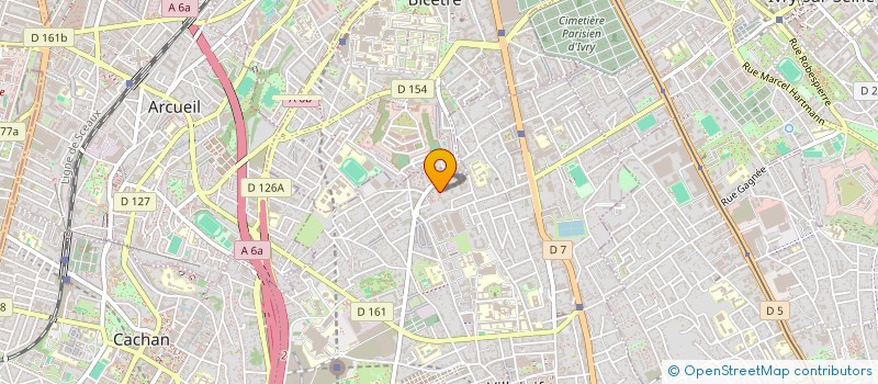 localisation de l'entreprise DANSE BIEN-ETRE SPORT-SANTE  VILLEJUIF