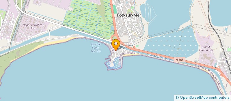 localisation de l'entreprise DANSE COMPAGNY  FOS-SUR-MER