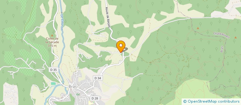 localisation de l'entreprise DANSE CONCEPT 83  BRAS